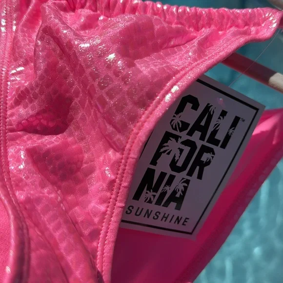 Shimmer Print Bikini Bottoms - Picture 7 of 7